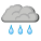 Torsdag Kraftig regn